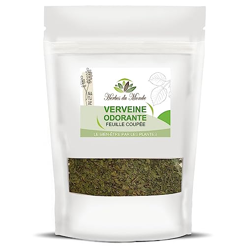 Herbes du Monde - Zitronenverbene Tee geschnittene Blätter - Anti-Stress- und Verdauungsfördernder Aufguss - Aloysia citrodora - 1 Beutel à 50g Herbes du Monde - Zitronenverbene Tee geschnittene Blätter - Anti-Stress- und Verdauungsfördernder Aufguss - Aloysia citrodora - 1 Beutel à 50g von Herbes du Monde