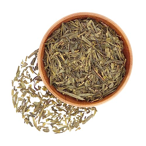Grüner Tee Sencha in BIO-Qualität von Herbis Natura, gerebelte Blätter, Camellia sinensis, 50 Gramm Packung von Herbis Natura