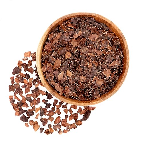 Kakaoschalen geschnitten, Schalen der Kakaobohne, zur Zubereitung von Tee, aus kontrolliert biologischem Anbau, theobroma cacao (50 Gramm) von Herbis Natura