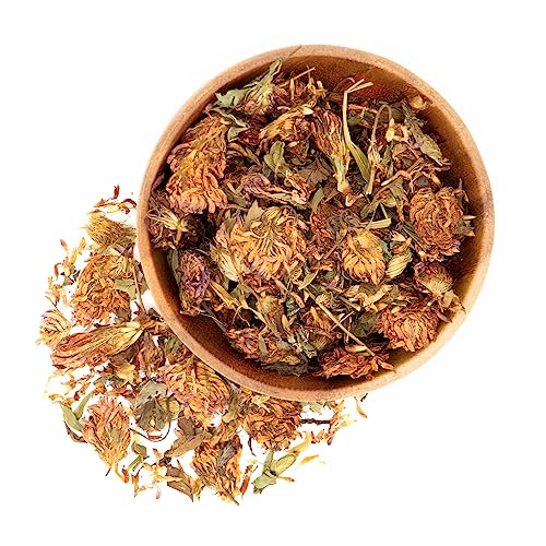 Rotkleeblüte(trifolium pratense), für Tees & Tinkturen, lose Blüten vom Wiesenklee, von Herbis Natura, 100 Gramm Packung von Herbis Natura