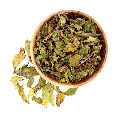 Spearmint Blätter geschnitten aus biologischem Anbau, loses Kraut für Kräutertee/Kosmetik/zum Kochen, mentha spicata, (1000 Gramm) von Herbis Natura