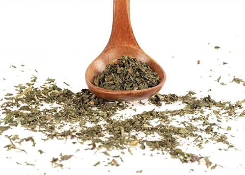 Spearmint, geschnittene Blätter, in BIO-Qualität, loses Kraut für Kräutertee/Kosmetik/zum Kochen, mentha spicata, (100 g) von Herbis Natura