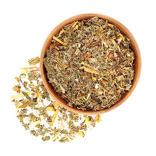 Herbis Natura Teemischung "Leber", loser Tee, Kräutermischung aus 88% Bio-Kräutern, nach Originalrezept, Tee für 10 Tage, 170 Gramm von Herbis Natura