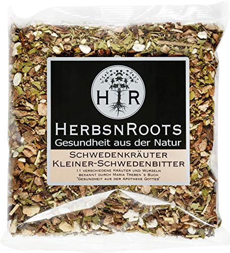 Original Zwerenz Schwedenkräuter Ansatzmischung • 11 Kräuter • "kleiner" Schwedenbitter nach der Rezeptur aus Maria Treben's Buch • 225g von HERBSNROOTS