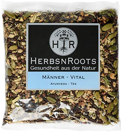 Stress-Tee "Männer-Vital" • bei Nervosität • Überarbeitung • Überlastung • HerbsnRoots • 210g von HERBSNROOTS