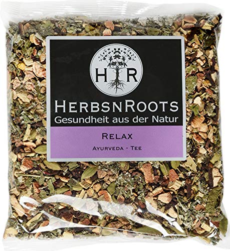 Stress-Tee "Relax" • bei Nervosität • Überarbeitung • Überlastung • HerbsnRoots • 210g von HERBSNROOTS