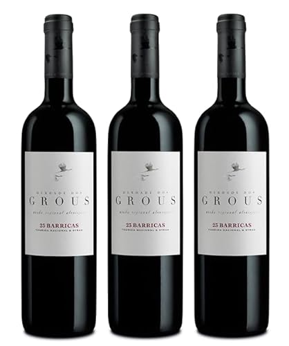 3x 0,75l - 2023er - Herdade Dos Grous - 23 Barricas - Vinho Regional Alentejano - Portugal - Rotwein trocken von Herdade Dos Grous