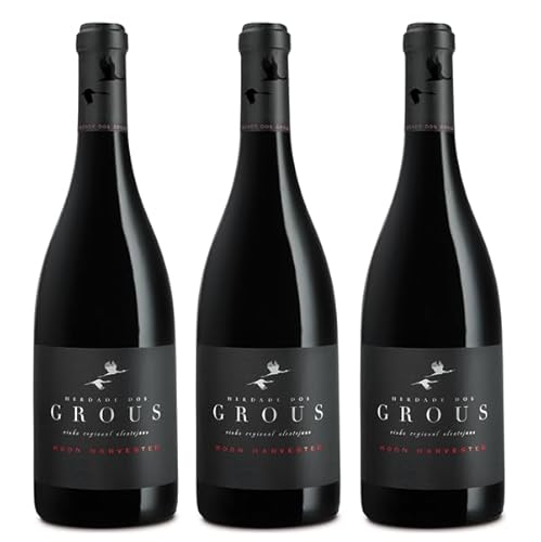 3x 0,75l - 2023er - Herdade Dos Grous - Moon Harvested - Vinho Regional Alentejano - Portugal - Rotwein trocken von Herdade Dos Grous