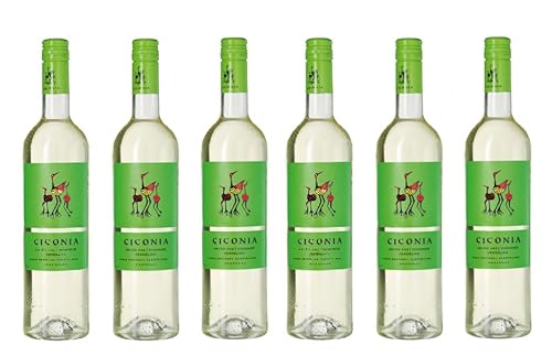 6x 0,75l - 2023er - Herdade de São Miguel - Ciconia - Branco - Vinho Regional Alentejano - Portugal - Weißwein trocken 6x 0,75l - 2023er - Herdade de São Miguel - Ciconia - Branco - Vinho Regional Alentejano - Portugal - Weißwein trocken von Herdade de São Miguel