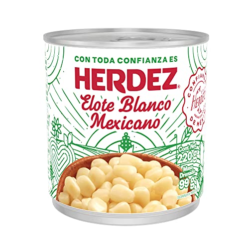 Mexikanischer weißer Mais, Dose 220g (Abtropfgewicht 117g) - Elote Blanco Mexicano HERDEZ 220g von Herdez