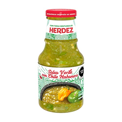 Salsa Verde con habanero - GRÜNE SCHARFE SOßE Herdez 240g von Herdez
