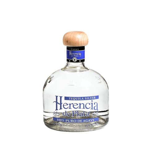Herencia de Plata Blanco Tequila 38% 0,7L, Premium weißer Tequila aus Mexiko Herencia de Plata Blanco Tequila 38% 0,7L, Premium weißer Tequila aus Mexiko von Herencia de Plata
