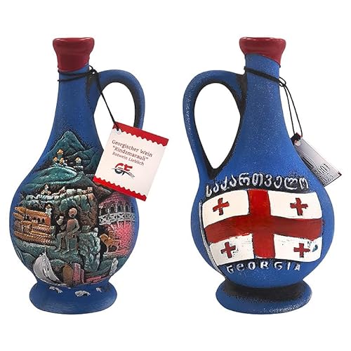Kindzmarauli Rotwein Lieblich (Mtatsminda), Wein aus Georgien von Hergestellt für Georgian Food