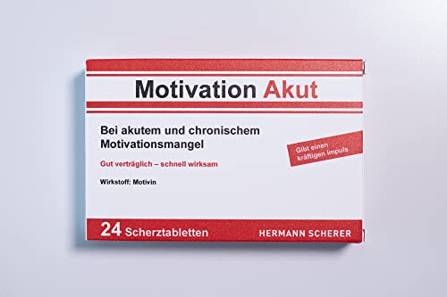 Motivation Akut Scherztabletten von Hermann Scherer