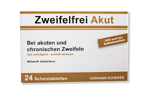 Zweifelfrei Akut Scherztabletten Schokolinsen Zweifelfrei Akut Scherztabletten Schokolinsen von Hermann Scherer