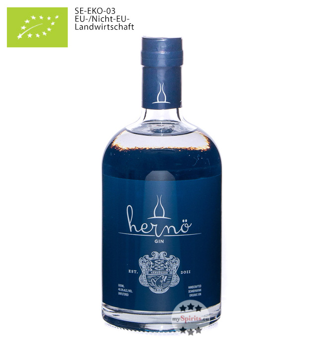 Hernö Gin Bio (40,5 % Vol., 0,5 Liter) von Hernoe Gin