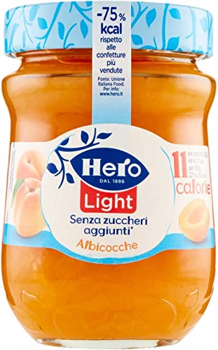3x Hero Light Albicocche Konfitüre Leichte Brotaufstriche Aprikosen Italien 280 g von Hero