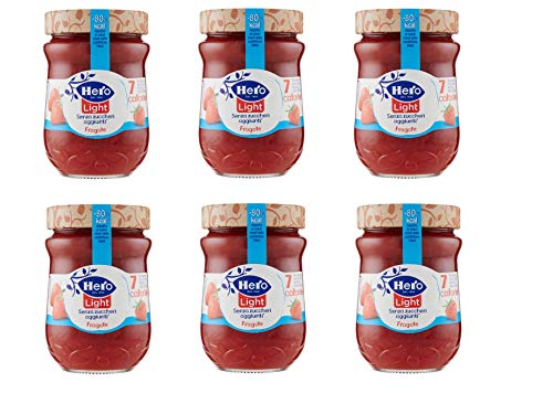 6x Hero Light Fragole Konfitüre Leichte Brotaufstriche Erdbeeren Italien 280 g von Hero