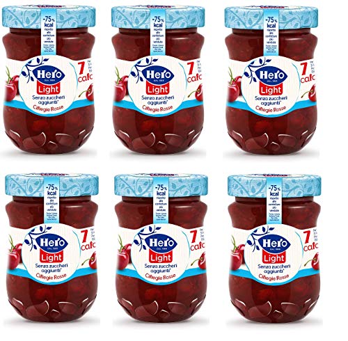 6x Hero Light Konfitüre Leichte Brotaufstriche Rote Kirschen Italien 280 g 6x Hero Light Konfitüre Leichte Brotaufstriche Rote Kirschen Italien 280 g von Hero