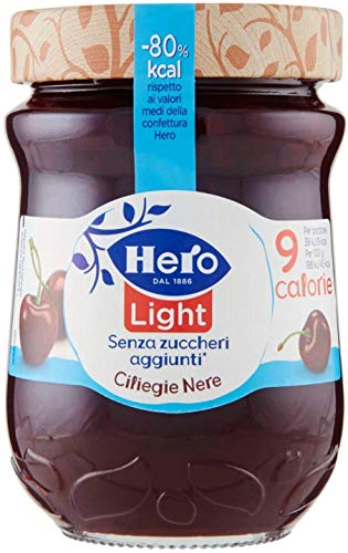 6x Hero Light Konfitüre Leichte Brotaufstriche Schwarze Kirschen Italien 280 g 6x Hero Light Konfitüre Leichte Brotaufstriche Schwarze Kirschen Italien 280 g von Hero