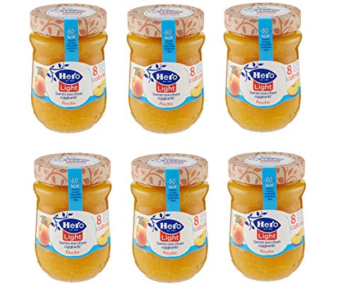 6x Hero Light Pesche Konfitüre Leichte Brotaufstriche Pfirsiche Italien 280 g 6x Hero Light Pesche Konfitüre Leichte Brotaufstriche Pfirsiche Italien 280 g von Hero