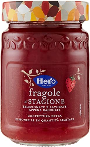 6x Hero Saisonale Erdbeeren Marmelade Konfitüre Brotaufstriche Italien 350g von Hero