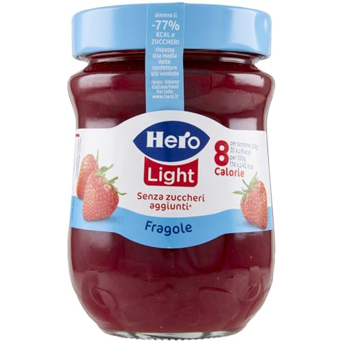 Hero Light Fragole Konfitüre Leichte Brotaufstriche Erdbeeren Italien 280 g von Hero