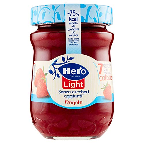 Hero Light Fragole Konfitüre Leichte Brotaufstriche Erdbeeren Italien 280 g von Hero