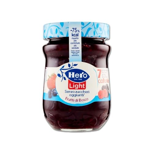 Hero Light Konfitüre Leichte Brotaufstriche wilde Beeren Italien 280 g von Hero