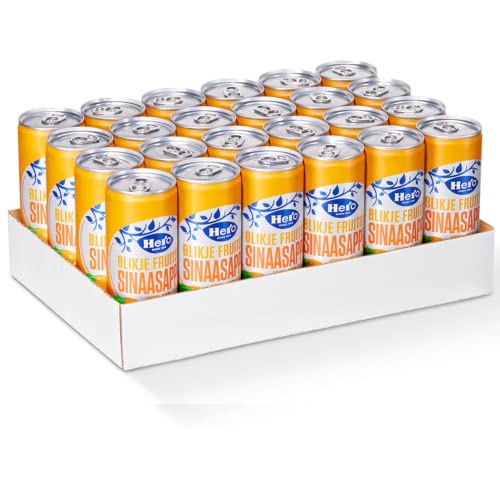 Hero Orangensaft 25 cl pro Dose, Tablett 24 Dosen von Hero