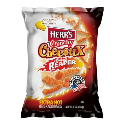 Herr's Crunchy Cheestix Carolina Reaper flavored, 227 gr. Herr's Crunchy Cheestix Carolina Reaper flavored, 227 gr. von Herr's