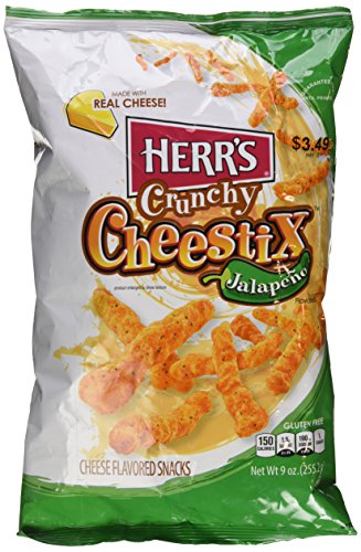 Herr's Jalapeno Crunchy Cheestix, 9.0 Ounce von Herr's