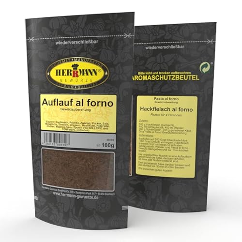 Auflauf-Fix Al Forno 100g Gewürzmischung Auflauf-Fix Al Forno 100g Gewürzmischung von Herrmann Gewürze