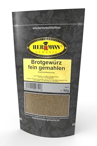 Brotgewürz fein gemahlen 90g Gewürzmischung Brotgewürz fein gemahlen 90g Gewürzmischung von Herrmann Gewürze