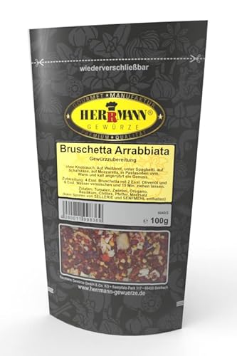 Bruschetta Arrabbiata 100g Gewürzmischung Bruschetta Arrabbiata 100g Gewürzmischung von Herrmann Gewürze