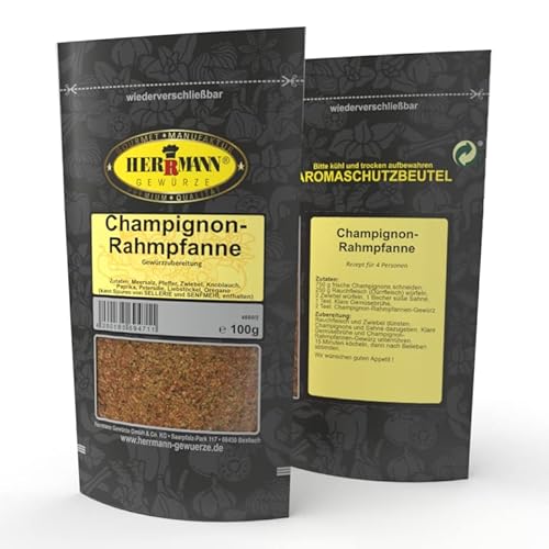 Champignon Rahmpfanne 100g Gewürzmischung von Herrmann Gewürze