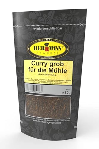 Curry grob für die Mühle 80g Gewürzmischung von Herrmann Gewürze