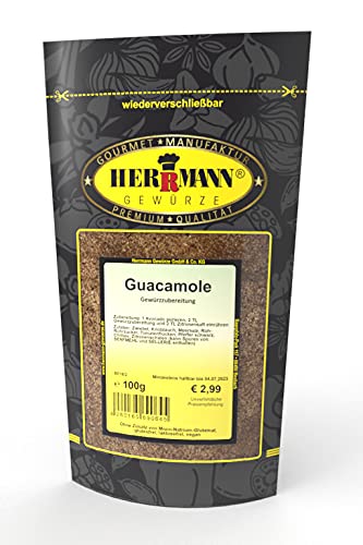 Guacamole Avocado Dip Mexiko 100g Gewürzmischung von Herrmann Gewürze