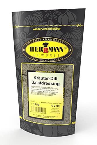 Kräuter-Dill Salatdressing 125g Gewürzmischung von Herrmann Gewürze