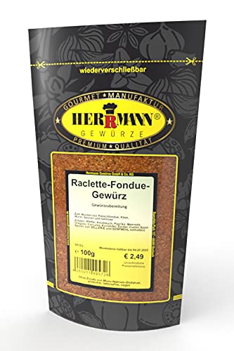 Raclette-Fondue-Gewürz 100g Gewürzmischung von Herrmann Gewürze