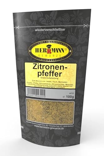 Zitronenpfeffer 100g Gewürzmischung von Herrmann Gewürze