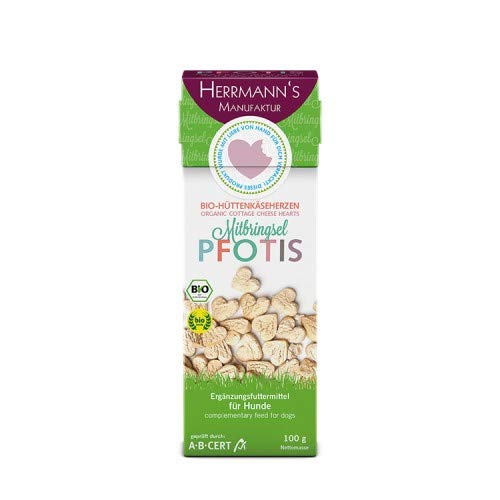 Herrmann's Manufaktur - PFOTIS Bio-HÜTTENKÄSEHERZEN- Mitbringsel (1x100g Herrmann's Manufaktur - PFOTIS Bio-HÜTTENKÄSEHERZEN- Mitbringsel (1x100g von Herrmann's Manufaktur