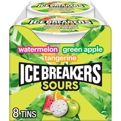 8 Packungen Ice Breakers Sours - Fruit Sours, Zuckerfrei von Hershey's