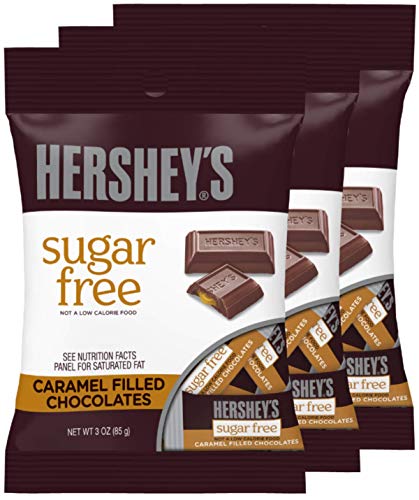 HERSHEY'S Hershey Sugar Free Schokolade mit Caramel Candy, 3-Ounce Bag (3er-Pack) von Hershey's