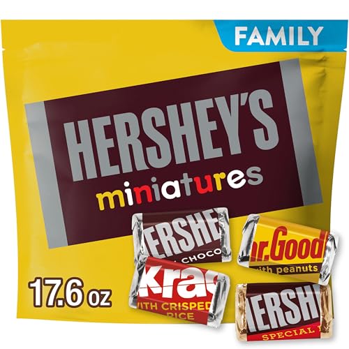 HERSHEY'S Miniaturbeutel, 498 g, Schokolade, 1 Stück, mehrfarbig von Hershey's