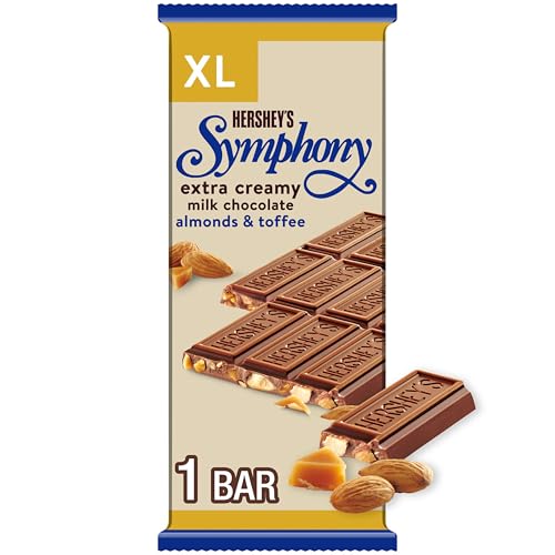 Hershey's Symphony Creamy Milk Chocolate Almond & Toffee Chips (120 g) von Hershey's