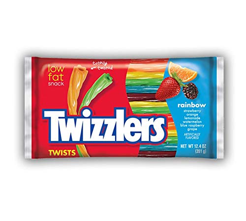 Twizzlers Rainbow Twists Large Pack 351g x1 von Twizzlers