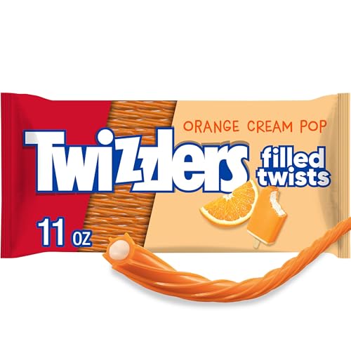 Twizzlers Orange Cream Pop Filled Twists 311g … von Hershey