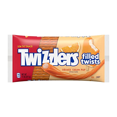 Twizzlers Orange Cream Pop Filled Twists 311g … von Hershey