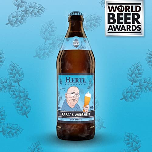 Braumanufaktur Hertl - Papas Weißheit - 500 ml - 5,1 % vol. inkl. 8 ct Pfand Braumanufaktur Hertl - Papas Weißheit - 500 ml - 5,1 % vol. inkl. 8 ct Pfand von Hertl